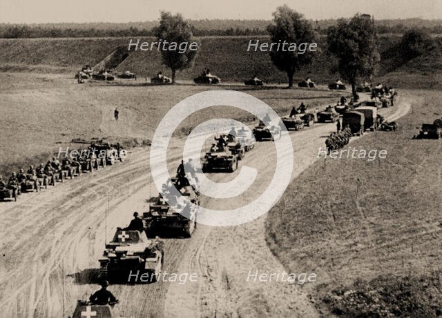 September 1, 1939. The Second World War begins with the German attack on Poland, 1939. Creator: Unknown photographer.