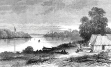 The Expedition against the Malays: Camp at Passir Salak, Perak River, 1876. Creator: Unknown.