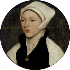 Portrait of a Young Woman with a White Coif, 1541. Creator: Hans Holbein the Younger.