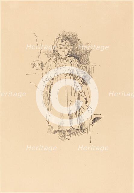 Little Evelyn, 1896. Creator: James Abbott McNeill Whistler.