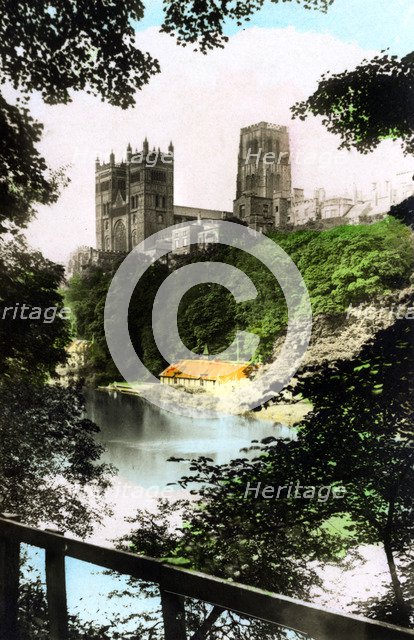 Durham's Triple Towers, 20th Century.Artist: Cavenders Ltd