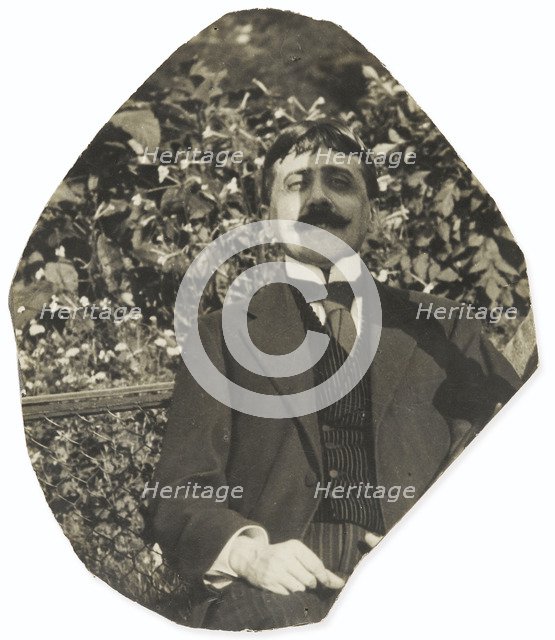 Marcel Proust at the Tuileries Garden.