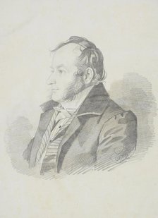Portrait of E.E. Jungcurt, 1830s. Creator: Hampeln, Carl, von (1794-after 1880).