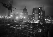 Paternoster Square, City of London, 14/01/1963. Creator: John Laing plc.