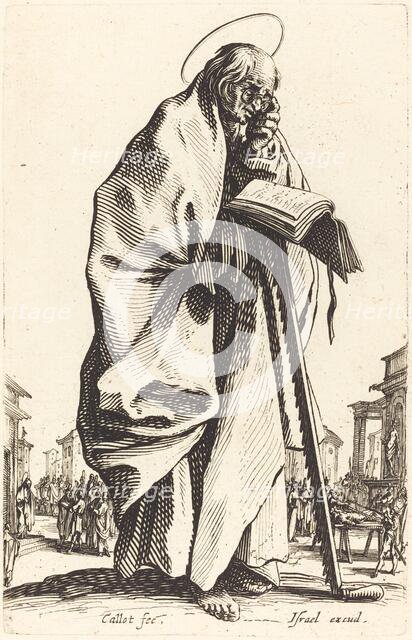 Saint Simon, published 1631. Creator: Jacques Callot.