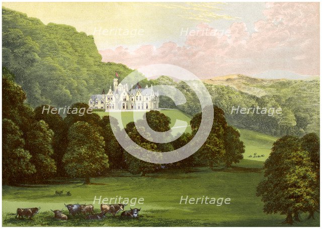 Philiphaugh, Selkirkshire, Scotland, home of Baronet Murray, c1880. Artist: Unknown