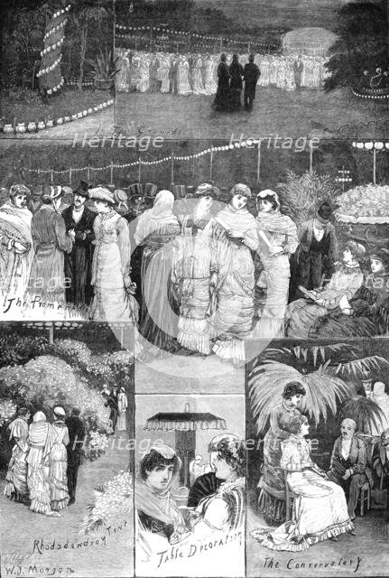 Night Fete at the Botanic Gardens, Regent's Park, 1881. Creator: Unknown.
