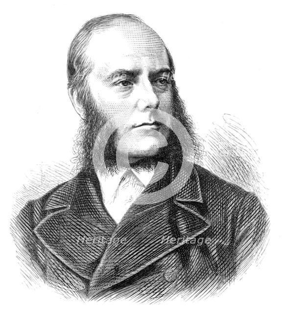 The late Mr. Winterbotham, M.P., 1874. Creator: Unknown.