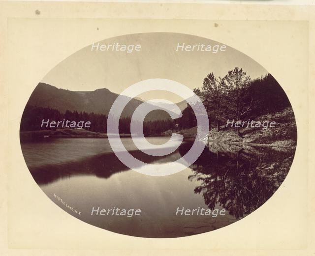 Mystic Lake, M.T., 1872. Creator: William Henry Jackson (American, 1843-1942).