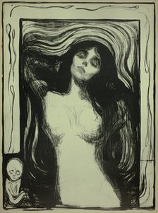 Madonna, 1895. Creator: Edvard Munch.