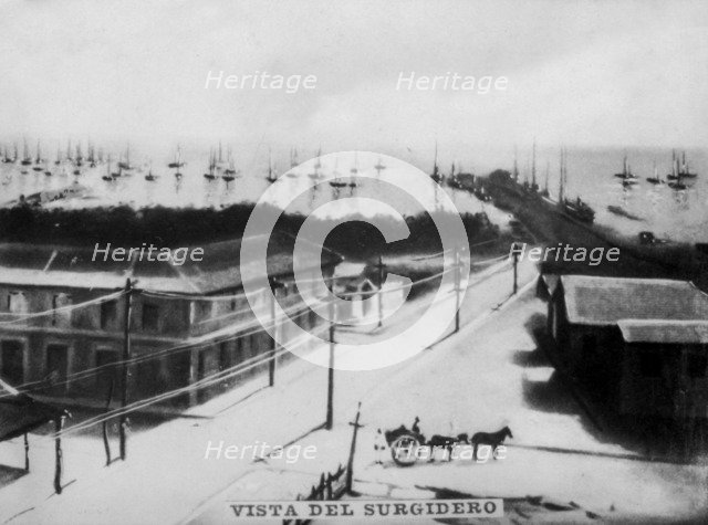 View of Surgidero, (1896), 1920s. Artist: Unknown