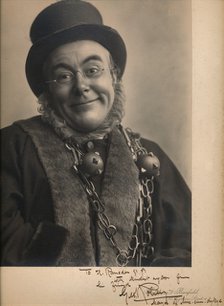 Sir George Edward Wade (1869-1954), in the character of the Mayor of Mudcumdyke, c1912. Artist: Foulsham and Banfield.