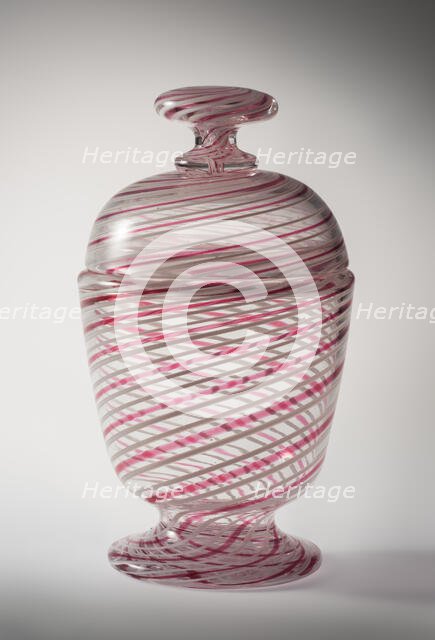 Bowl And Cover, c1850-60. Creator: Unknown.