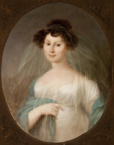 Portrait of Teresa Woydzina née Kuznicz, Wife of the President of Warsaw, c1820. Creator: Franciszek Ksawery Lampi.