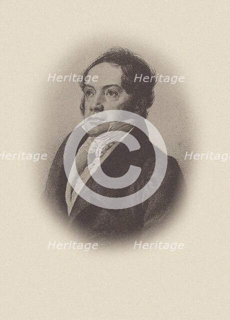 Portrait of the Composer Count Wenzel Robert von Gallenberg (1783-1839). Creator: Anonymous.