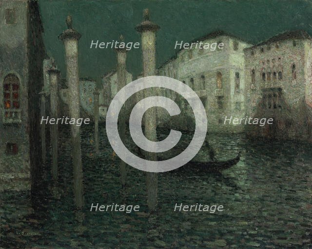 The Grand Canal, Venice, 1914. Creator: Le Sidaner, Henri (1862-1939).