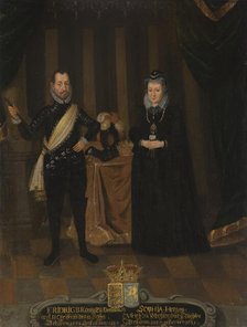 Fredrick II, 1534-1588, King of Denmark. Sofie of Mecklenburg, 1557-1631, Queen of Denmark. Creator: Anon.
