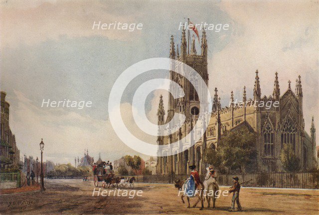 'St. Peter's Church, Brighton', 1840, (1938). Artist: Frederick William Woledge.