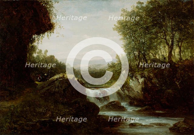 The Walking Tour, between 1847 and 1851. Creator: John Frederick Kensett.