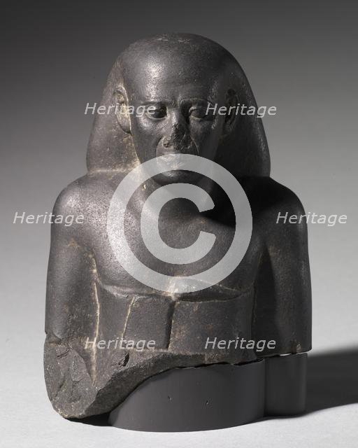 Bust of Ankh-Hor, 525-404 BC. Creator: Unknown.