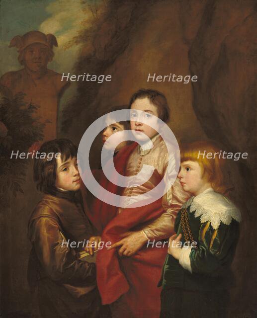 Group of Four Boys, probably mid 17th century. Creator: Anthony van Dyck.