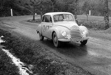 1956 DKW Sonderklasse on Monte Carlo Rally. Creator: Unknown.