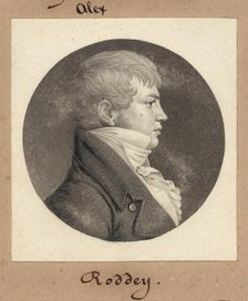Roddey, 1810. Creator: Charles Balthazar Julien Févret de Saint-Mémin.