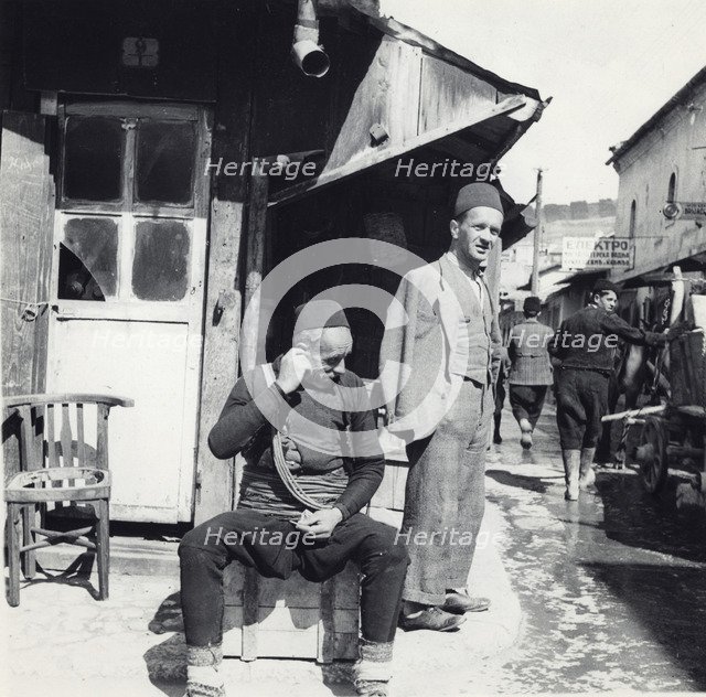 Businessmen in Sarajevo, Bosnia-Hercegovina, Yugoslavia, 1939. Artist: Unknown