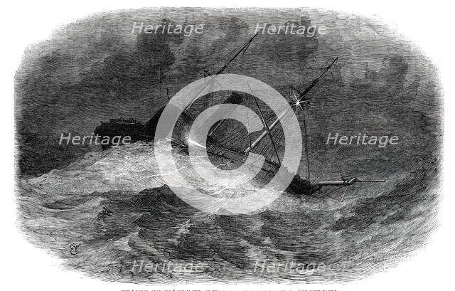 The "Royal Adelaide", Steam-Ship, on her Passage from Cork to London, 1850. Creator: Unknown.