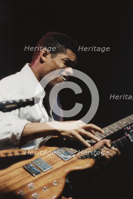 Stanley Jordan, London Jazz Festival, Town and Country Club, October 1990. Creator: Brian Foskett.