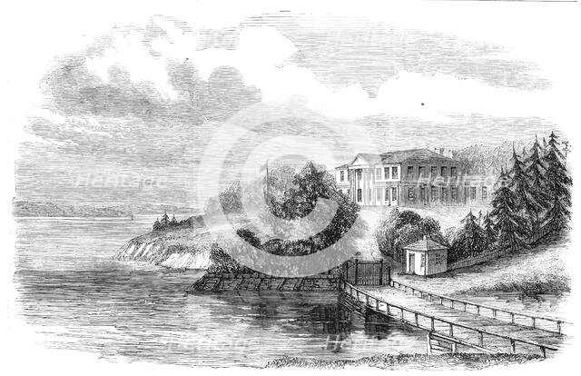 The Visit of the Prince of Wales to North America - the Government House, Charlotte Town, Prince Edw Creator: Unknown.