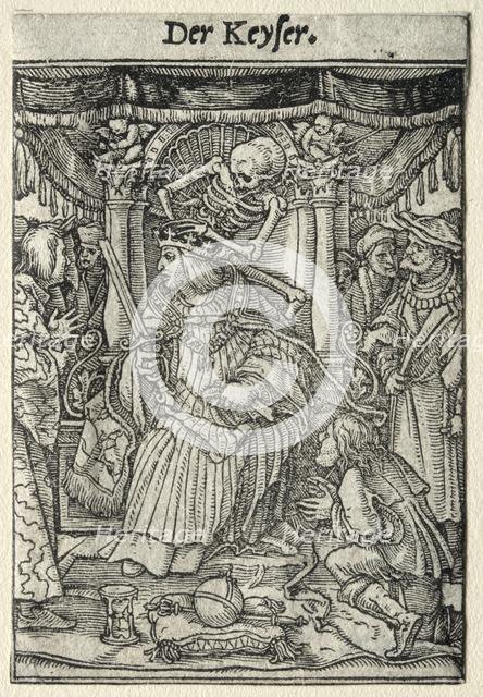 Dance of Death: The Emperor. Creator: Hans Holbein (German, 1497/98-1543).