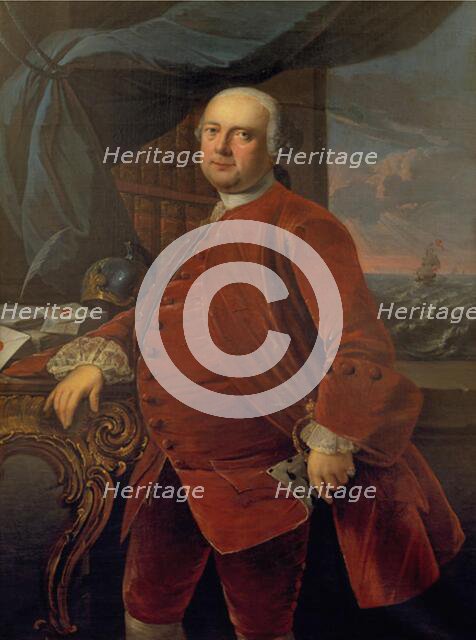 Postmester Frederik Carl Harboe (?), 1764. Creator: Jens Juel.