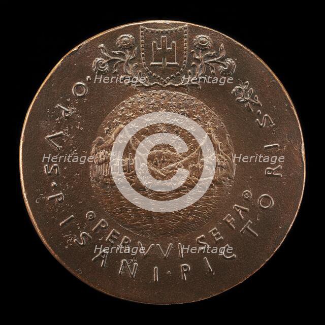 Sphere Representing Earth, Sea, and Sky [reverse], c. 1448/1449. Creator: Pisanello.