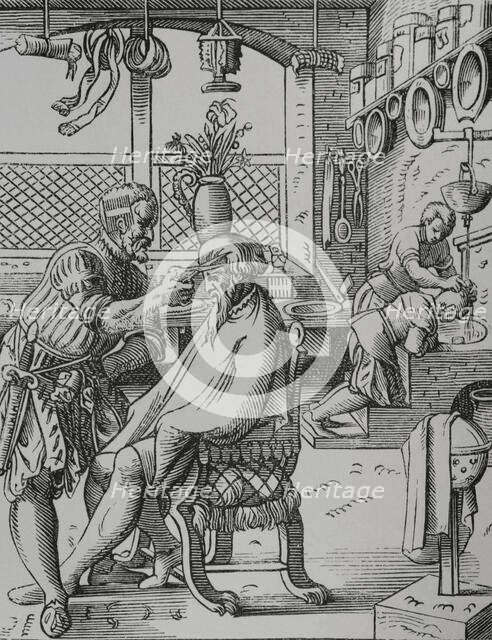 The Barber, 16th century, (1878).  Creator: Unknown.