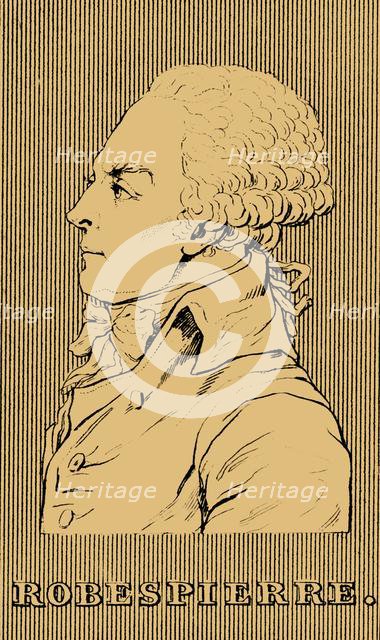 'Ropespierre', (1758-1794), 1830. Creator: Unknown.