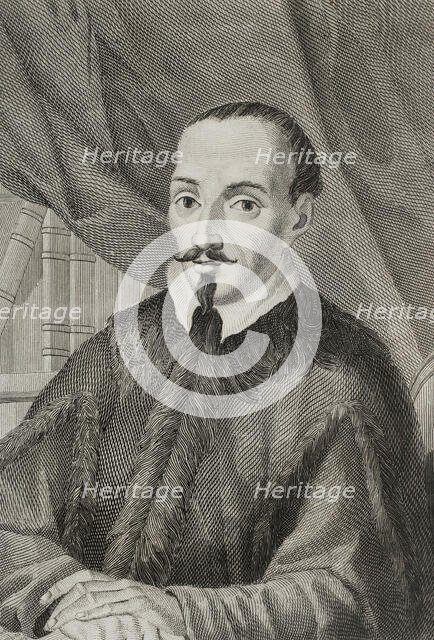 Jerónimo Zurita y Castro, (1512-1580), Spanish historian and official chronicler...Aragon, 1853.  Creator: Antonio Roca Sallent.