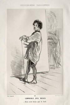 Commerce des Muses. Creator: Paul Gavarni (French, 1804-1866).