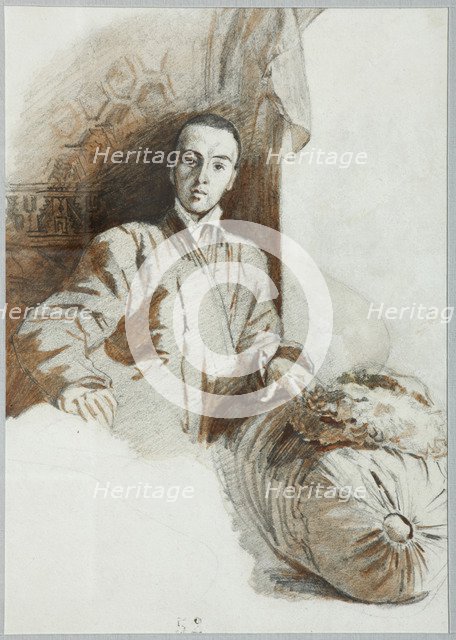 Portrait of Count Alexander Illarionovich Vasilchikov (1818-1881), 1841. Artist: Gagarin, Grigori Grigorievich (1810-1893)