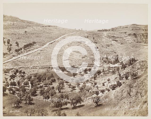 Valle De Josaphael #290, Printed c.1870. Creator: Felix Bonfils.