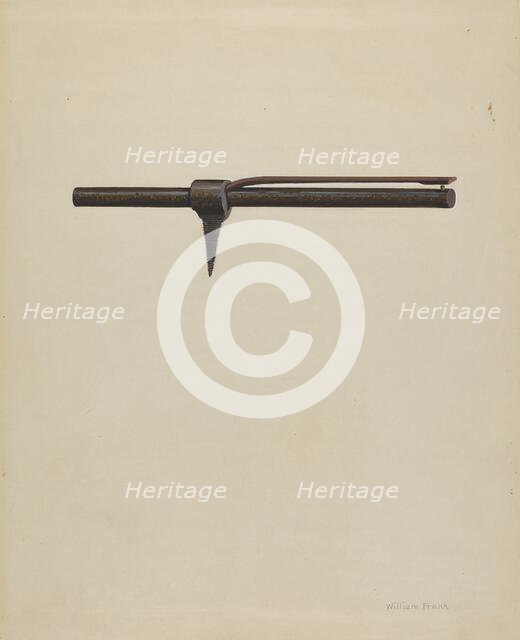 Trap Gun, c. 1936. Creator: William Frank.