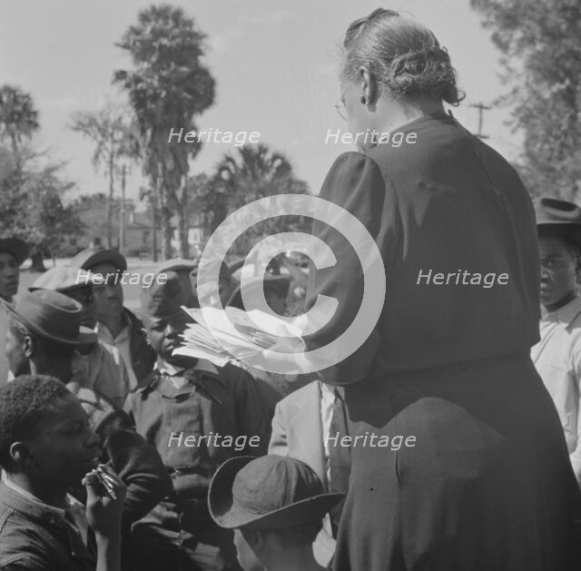 Possibly: Bethune-Cookman College, Daytona Beach, Florida, 1943. Creator: Gordon Parks.