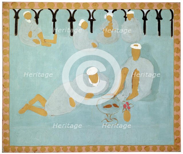 'Arab Coffee House', 1913.  Creator: Henri Matisse.