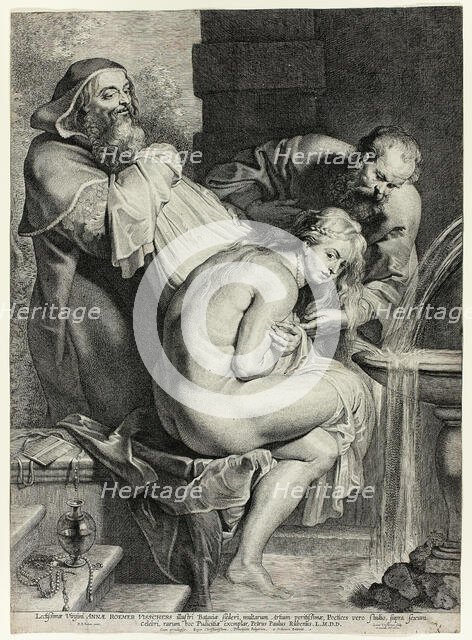 Susanna and the Elders, 1620. Creator: Lucas Vorsterman.