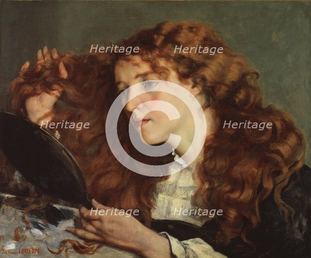 La Belle Irlandaise. Artist: Courbet, Gustave (1819-1877)