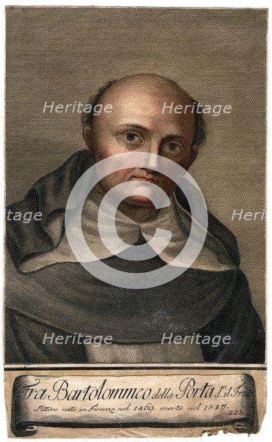 Fra Bartolomeo della Porta, Florentine Renaissance artist. Artist: Unknown