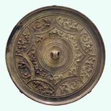 Mirror with Dragon and Bird Arabesque, Western Han dynasty (206 B.C.-A.D. 9). Creator: Unknown.