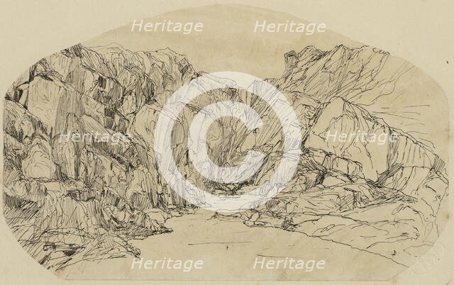 Stream in a Gorge, n.d. Creator: Rodolphe Bresdin.