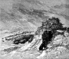 The Shepherd's Christmas - a sketch on Brighton Downs - drawn by E. Duncan, 1858. Creator: Unknown.