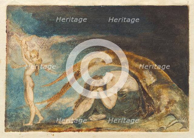 Dream of Thiralatha [from "America," cancelled plate d], c. 1794/1796. Creator: William Blake.
